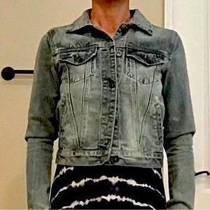 Forever 21 Jean Jacket Cropped, sz small
